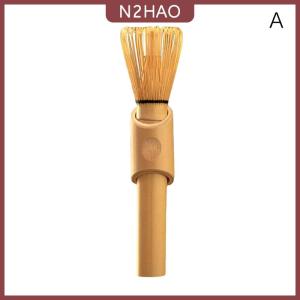 N2HAO Matcha Whisk với xử lý dài Matcha bột bàn chải công cụ Matcha Lễ Phụ kiện phong cách Nhật Bản handcurled tre trà Whisk