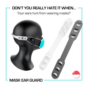 [SG] 10 pcs Adjustable Mask Hook Guard Strap v1 Protects prevents painful ears fit masks for small ears good for F&B healthcare & hijab wearers extend & tighten mask