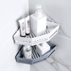 [Freeship+Giảm Giá 5K] Kệ Nhà Tắm Góc Tường Tam Giác Kệ Nhà Bếp Đựng Gia Vị Dán Tường ( Nhựa) H239 -Egreen Dùng 1 Lần