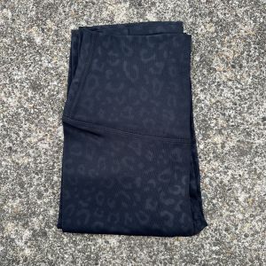 Womens High-waisted Cropped Leggings Yoga Tights Back Waist Pockets Sportswear/fitness