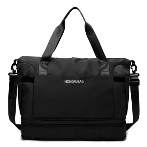 Techdoo Tas New Travel Bahan Tebal Waterproof Fitness Mudik Tas Pakaian Jinjing Besar  Gym Travel Tas Bag Jumbo 2023 Bisa COD TTB119