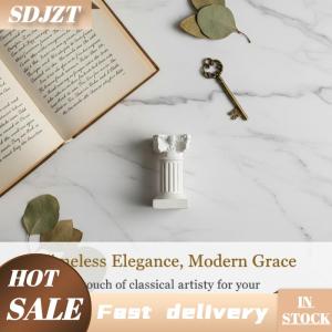 SDJZT Hy Lạp Cột nhựa bức tượng Roman trụ cột nghệ thuật bệ nến đứng điêu khắc cho sang trọng trang trí nội thất nhiếp ảnh Prop