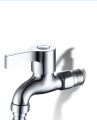 Keran Air Kran Air Mesin Cuci Wastafel Panjang Stainless Steel Tembok Taman Rumah Dapur Kamar Mandi Kunci，Kran Tembok Air Cuci Tangan Wastafel Dan Bak Kamar Mandi 1/2 Inch Anti Karat Bahan ABS ChromeMURAH. 