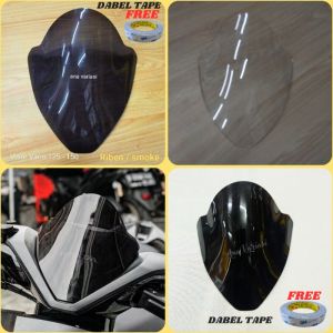 NEW BLACK Windshield VISOR motorbike Vario 125/150 new High-Performance