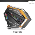 Fuzion Crusader Robot Black Case | Micro ATX Gaming Case | High Quality | Collinx Computer. 