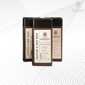 Sữa Tắm Dầu Gội Cho Nam Hương Nước Hoa Rebellious 2In1 Thương Hiệu Sigscent 375ml COMBO 3