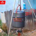 SPEEDS Alat Masak Set Mini Camping Cooking Set 2-3 Orang Nesting Stove Panci Teko Cookware Portable Tas Pantai Outdoor Ringan 003-201. 