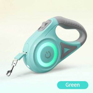 Loveland Pet Retractable Dog Leash 3M 5M Nylon Traction Rope with LED Light Durable Automatic Extension Cat Leash Dog Lead for Pet Outdoor