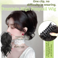 Short Curly Hair Wig Spice Girls Fountain Wig Natural HalfTied Wig. 