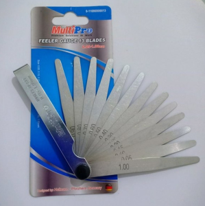 MULTIPRO Feeler Gauge 13 Pcs - Fuller Blade Stel Klep