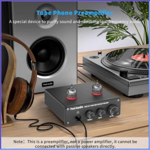 PENGIRIMAN CEPAT Fosi Audio Phono Preamp Headphone Amplifier Vacuum Tubes Box X4 /
