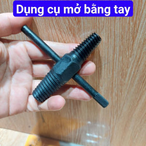 Dụng cụ lấy ống nước gãy mũi tháo ren ống nước gãy dễ dàng sử dụng kèm tay quay Mũi Tháo Đầu Ống Nước Gãy 2 Đầu Chuyên
