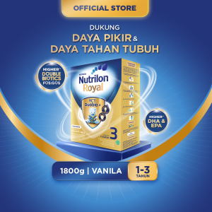 Nutrilon Royal 3 Vanila 1800 gr - Susu Pertumbuhan Bubuk untuk Usia 1-3 Tahun