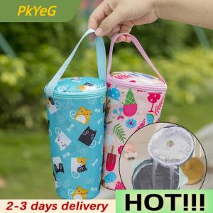 PkYeG Portable Milk Tea Tote Bag Heat Preservation Bag Eco-friendly Handbag Carrying Insulated Cup Cover Tumbler Cup Accessories