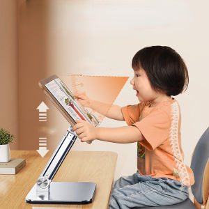 Oatsbasf Reading Stand 23-31cm Height Adjustable Tablet Stand Holder Desktop iPad Stand 180° Angle Adjustable Book Bracket