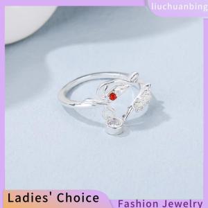 [COD] liuchuanbing Jewellery แหวนอะนิเมะ Tian Ci Gufu แหวนคู่รักแบบปรับได้ใช้ได้ทั้งชายและหญิงของขวัญเครื่องประดับ