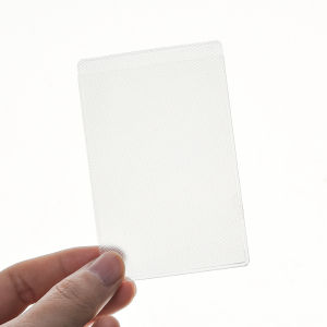 10pcs/lot Matte PVC Transparent Card Cover Protector Student Bus ID Card Holder Wallets Purse Business Credit Card Cover Bags