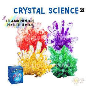 TAIYO Mainan Anak STEM Crystal Science Batu Kristal Sains Eksperimen Seru