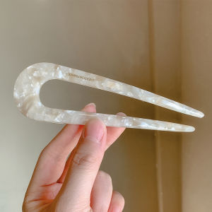 Phong cách Trung Quốc mới hình chữ U kẹp tóc ngọc trai cho phụ nữ 2024 Mới Thanh Lịch Phong Cách Trung Quốc Kẹp tóc ngựa mặt Váy Phụ kiện tóc