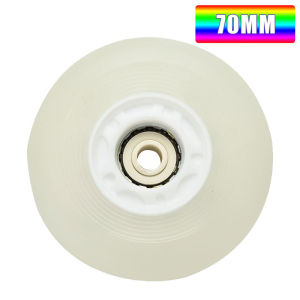 70mm  LED Luminous Skating Wheels/Ban sepatu roda karet nyala LED