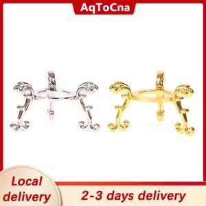 [COD] AqToCna Ship within 24 hours Gold-plated Display Gemstone Egg Support Base Crystal Ball Stand Holder Ornament