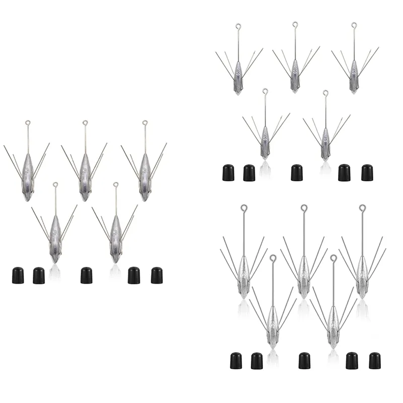 Pcs Sputnik Sinker Fishing Equipment Long Tail Fishing Weights Lead  Saltwater Surf Casting Sinkers