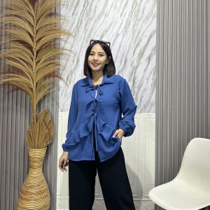 CRS - VALVA BLOUSE COQUETTE SEMI OUTER / ATASAN WANITA POLOS TALI -PN