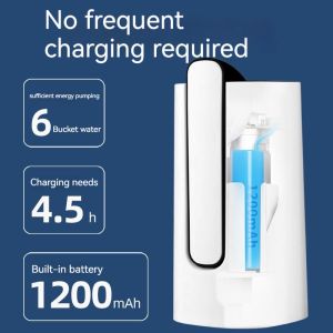 【Malaysia Ready Stock】Foldable Automatic Water Dispenser Pump Touch Control USB Rechargeable Mini Wireless Electric Pump OneClick Automatic Water Output