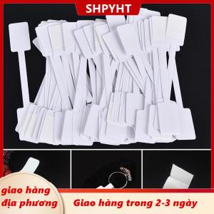 [COD] SHPYHT Giao hàng địa phương 100PCS Giá Trắng nhãn thẻ với treo chuỗi Đồ trang sức văn phòng phẩm giày vải