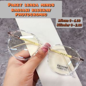 Kacamata Minus & Lensa Anti Radiasi Blueray Photocromic