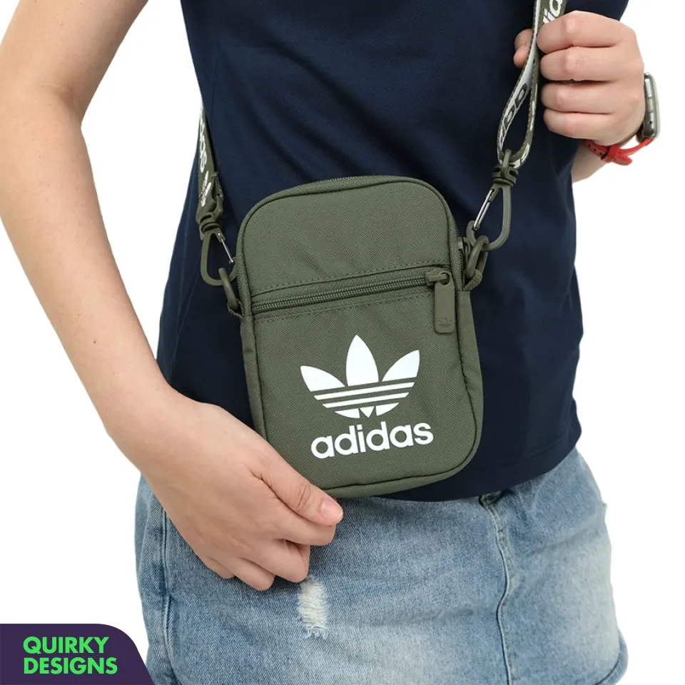 Trefoil Green Adidas Messenger Bag Adidas Adicolor Classic