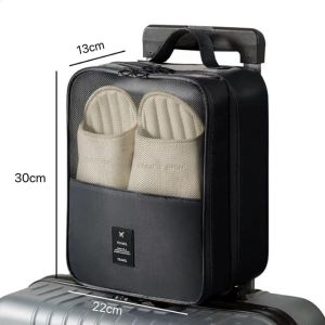 กระเป๋าใส่รองเท้า ถุงรองเท้า เดินทาง กีฬา กระเป๋าจัดระเบียบ สามารถเก็บรองเท้าได้ 3 คู่ Cutie world