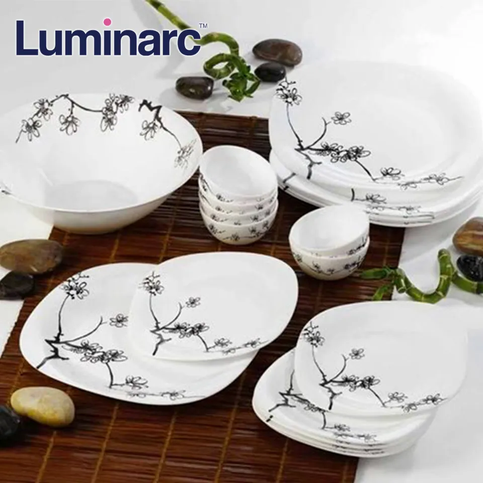 Diwali Luminarc Square Plates Luminarc 16pc Dinner Set Dinner Set