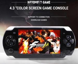 4.3 inch Handheld Portable Game Console Dual Joystick 8GB preloaded 1000 free games support TV Out video game machine