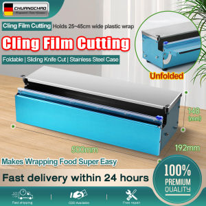 CHUANGCHAO Cling Film Cutting Tools / Household Plastic Wrap Cutter Cling wrap Cutter Kitchen Tin Foil Oil Pap