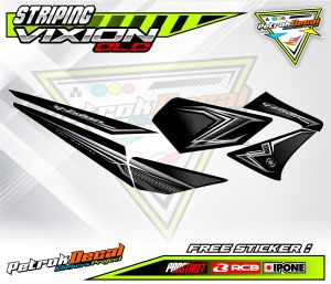 STRIPING VARIASI MOTOR VIXION OLD / STIKER LIST MOTOR YAMAHA VIXION OLD