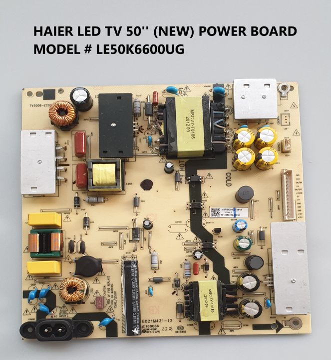 PIECES DETACHEES: Carte d'alimentation Tv Haier LE50K6500U E021M289-J1 TV5006-ZC02-02 1010204324-01089 514C5006M39 - D'occasion en très bon état PIECES DETACHEES: Carte d'alimentation Tv Haier LE50K6500U E021M289-J1 TV5006-ZC02-02 1010204324-01089 514C5006M39 - D'occasion en très bon état