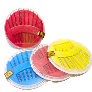 COD - JARUM JAHIT TANGAN SET WADAH BUNDAR JARUM JAHIT TANGAN 1SET JARUM JAHIT SERBAGUNA DMO LC32