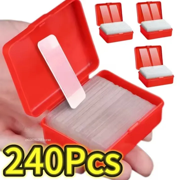 120/240Pcs%20Reusable%20Double%20Sided%20Tape%20/%20Transparent%20Nano%20Tapes%20/%20Self%20Adhesive%20Waterproof%20Tapes%20/%20Seamless%20Wall%20Stickers%20-%20Image%202