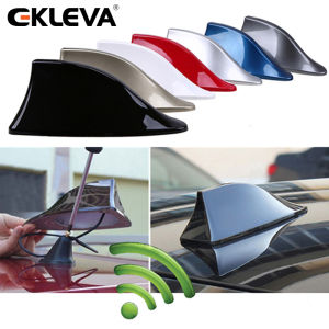 EKLEVA Upgraded Signal Universal Car Shark Fin Antenna Auto Roof FM/AM Radio Aerial Replacement for BMW/Honda/Toyota/Hyundai/Kia/etc