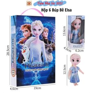 Đồ Chơi Trẻ Em Sét 6 Búp Bê Elsa Anna FROZEN II FROM DISNEYCỡ Lớn Có Giầy Chắc Chắn - Tiêm Nhà Sóc 2023
