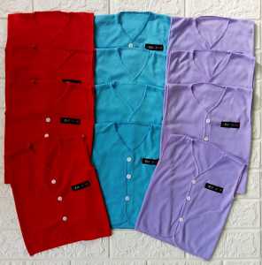 baju baby barulahir series Lilac turkis merah isi 12 pcs /lusin
