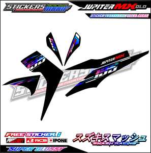 STRIPING VARIASI YAMAHA JUPITER MX 135 OLD / STICKER LIST VARIASI MOTOR JUPITER MX 135 OLD VIETNAM STYLE