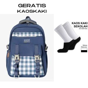 ARMELIA SHOP Versi Korea Tas Ransel Kelas 1 hingga SMP Ringan Anak Perempuan Tas Ransel Sekolah Baru