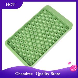 [Chandrae] 1Pc 104 Grid Mini Ice Cube Tray Mold Food Grade Small Ice Cube Maker Mould Easy Release Round Ice Molds For Whiskey Cold Drink