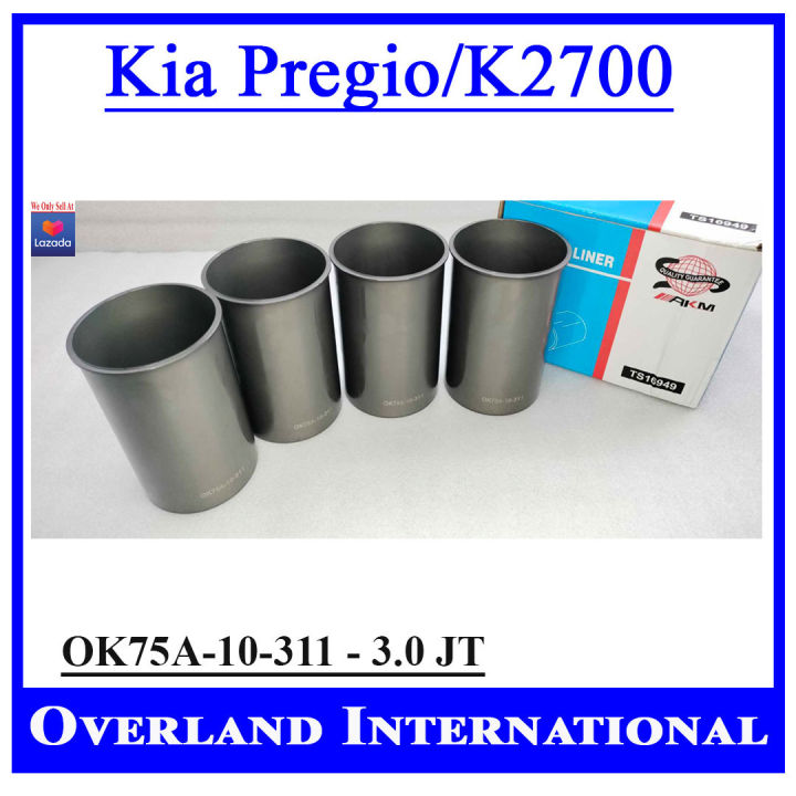 Cylinder Liner Set - Jt Engine Finished, 4 Pcs Set, For Kia Pregio 3.0 