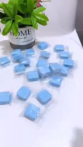 Hot Sale 16Pcs Toilet Bowl Cleaner Effervescent Tablets Automatic Stain Remover Deep Clean Blue Foam Deodorize Best Value