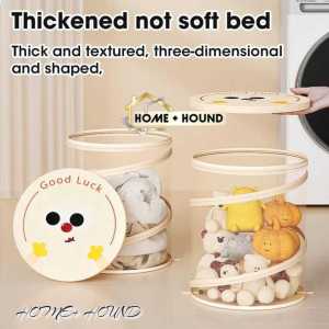 HOME +HOUND Laundry Basket for Toy Storage Dustproof Dirty Clothes Baskets for Kids Laundry Hamper for Bedroom Bathroom Nursery