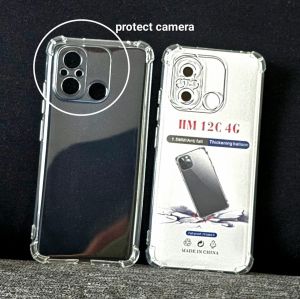 Softcase Anti Knock Xiaomi Redmi 12C 2023/Redmi A1 2022/Redmi 10 2022 10-5G/Redmi 9 9A 9C 9i 9T/Redmi 8 8A Pro Soft Case Silicone Bening Clear Transparan Silikon Crack Casing Lentur Slim Tipis Protect Camera Murah Baru Mi C i A
