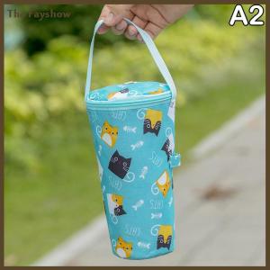 [The Fayshow] Portable Milk Tea Tote Bag Heat Preservation Bag Eco-friendly Handbag Carrying Insulated Cup Cover Tumbler Cup Accessories